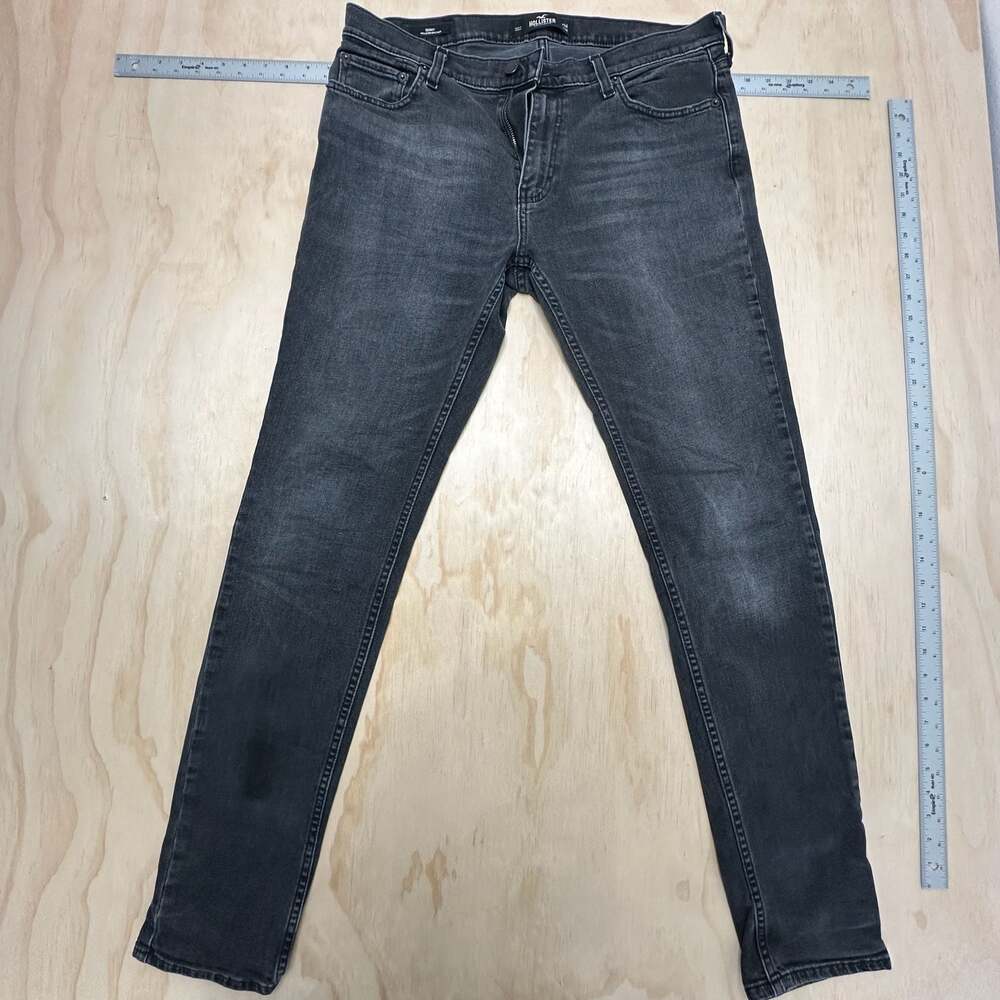 Hollister Skinny Black Wash Denim Jeans